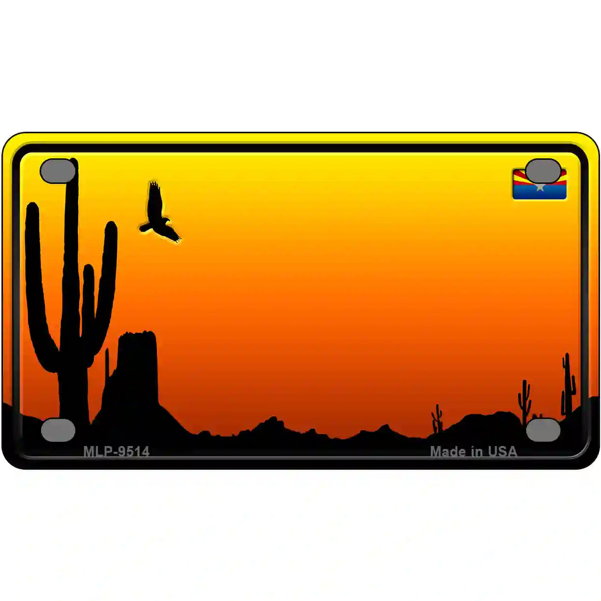 AZ Blank Scenic Novelty Metal License Plate 4" x 2.2" (MLP)