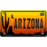 Arizona Scenic Novelty Metal License Plate 4" x 2.2" (MLP)