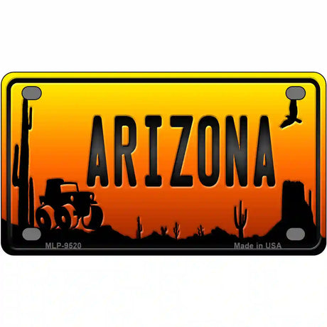 Jeep Arizona Scenic Novelty Metal License Plate 4" x 2.2" (MLP)