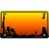 Jeep Blank Scenic Novelty Metal License Plate 4" x 2.2" (MLP)