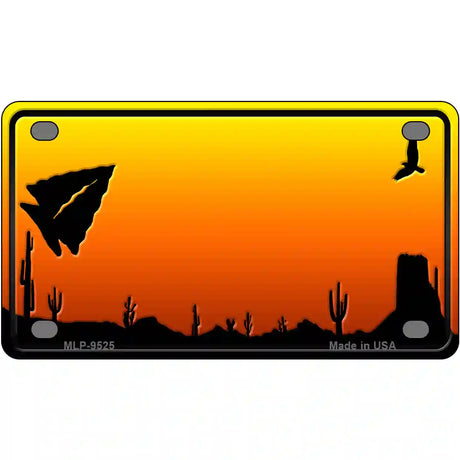 Arrowhead Blank Scenic Novelty Metal License Plate 4" x 2.2" (MLP)