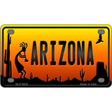 Kokopelli Arizona Scenic Novelty Metal License Plate 4" x 2.2" (MLP)