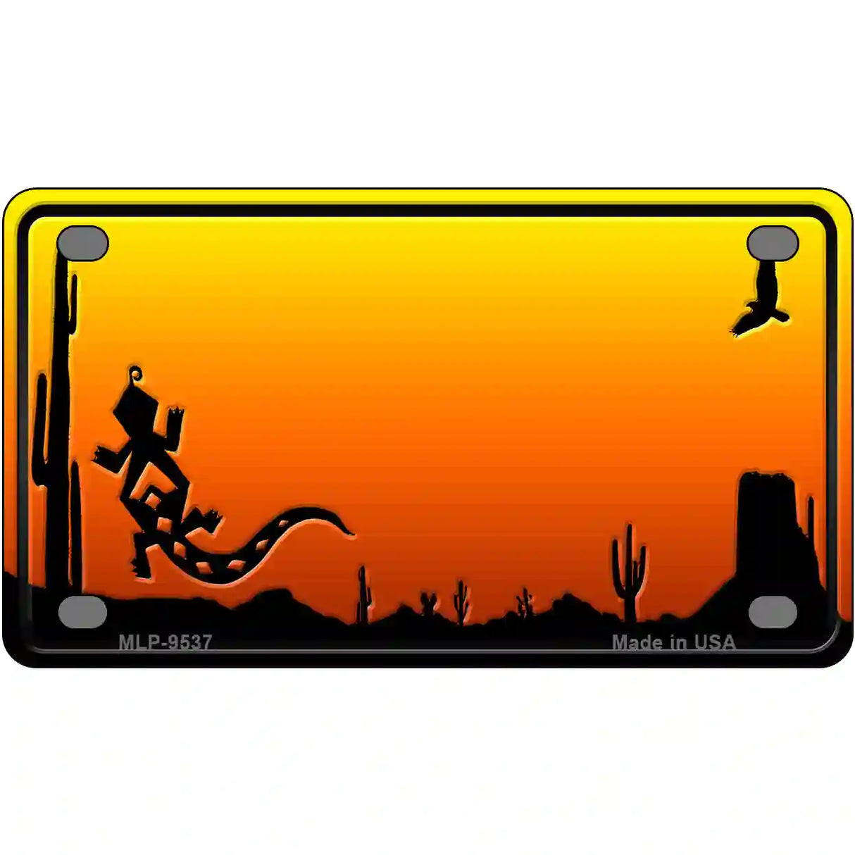 Lizard Blank Scenic Novelty Metal License Plate 4" x 2.2" (MLP)