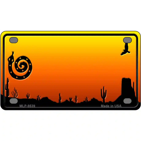 Snake Blank Scenic Novelty Metal License Plate 4" x 2.2" (MLP)