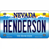 Henderson Nevada Novelty Metal License Plate 4" x 2.2" (MLP)