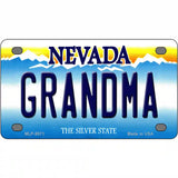 Grandma Nevada Novelty Metal License Plate 4" x 2.2" (MLP)