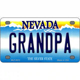 Grandpa Nevada Novelty Metal License Plate 4" x 2.2" (MLP)