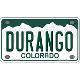 Durango Colorado Metal Novelty License Plate 4" x 2.2" (MLP)