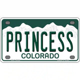 Princess Colorado Metal Novelty License Plate 4" x 2.2" (MLP)