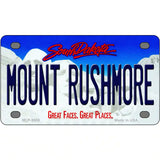 Mount Rushmore South Dakota Metal Novelty License Plate 4" x 2.2" (MLP)