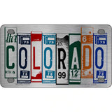 Colorado License Plate Art Metal Novelty License Plate