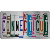 Connecticut License Plate Art Metal Novelty License Plate 4" x 2.2" (MLPC)