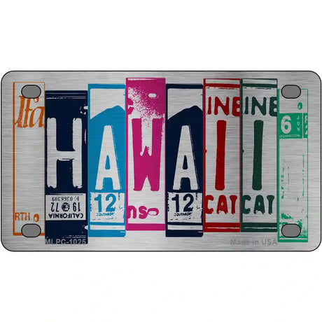 Hawaii License Plate Art Metal Novelty License Plate 4" x 2.2" (MLPC)