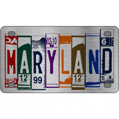 Maryland License Plate Art Metal Novelty License Plate 4" x 2.2" (MLPC)