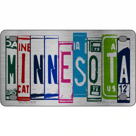 Minnesota License Plate Art Metal Novelty License Plate 4" x 2.2" (MLPC)