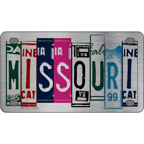 Missouri License Plate Art Metal Novelty License Plate 4" x 2.2" (MLPC)