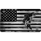 Patriotic Bass Novelty Metal License Plate LPC-1146