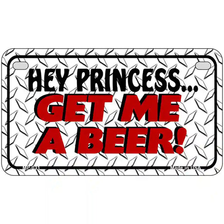 Get Me a Beer Novelty Metal License Plate 7" x 4" (MP)