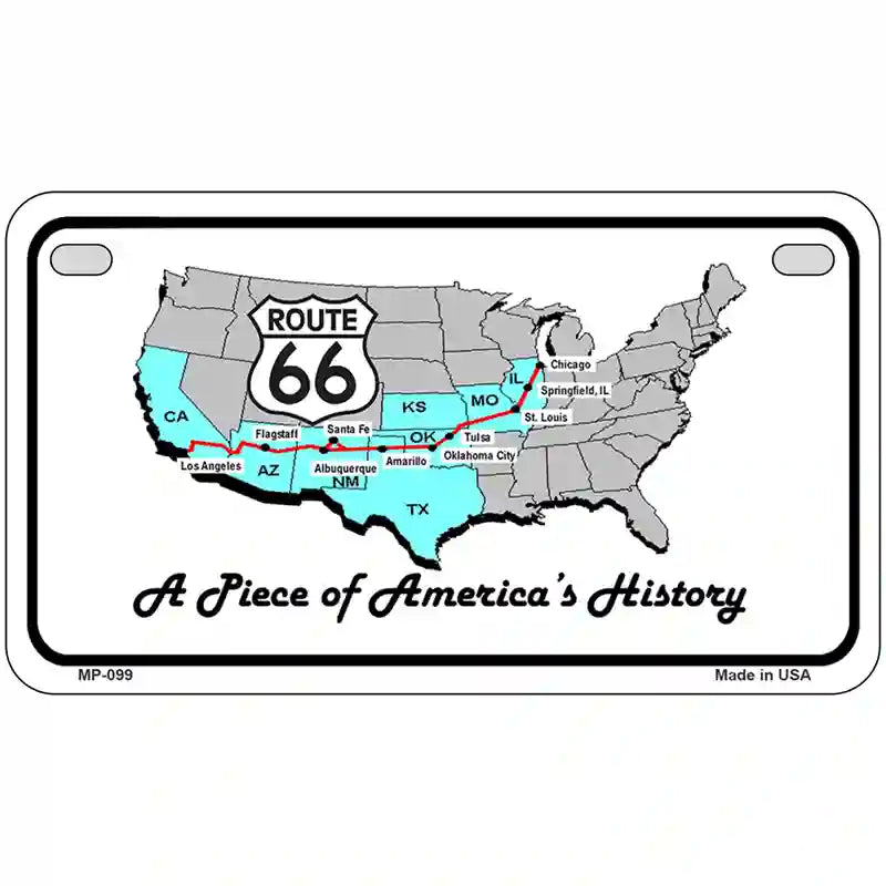 A Piece Of History Novelty Metal License Plate 7" x 4" (MP)