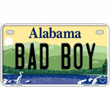 Bad Boy Alabama Metal Novelty License Plate 7" x 4" (MP)