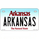 Arkansas Metal Novelty License Plate 7" x 4" (MP)