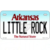 Little Rock Arkansas Metal Novelty License Plate 7" x 4" (MP)