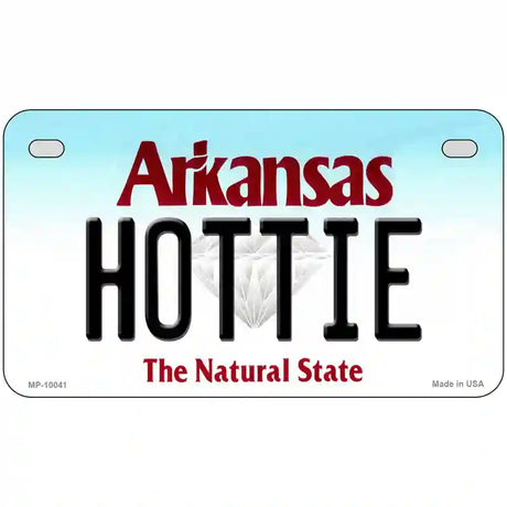 Hottie Arkansas Metal Novelty License Plate 7" x 4" (MP)