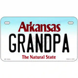 Grandpa Arkansas Metal Novelty License Plate 7" x 4" (MP)