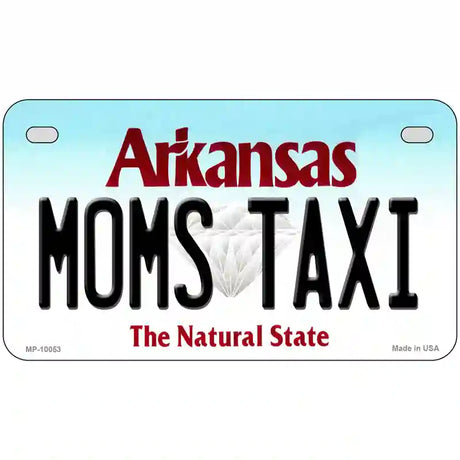 Moms Taxi Arkansas Metal Novelty License Plate 7" x 4" (MP)