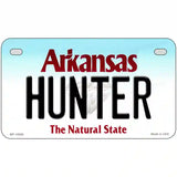 Hunter Arkansas Metal Novelty License Plate 7" x 4" (MP)