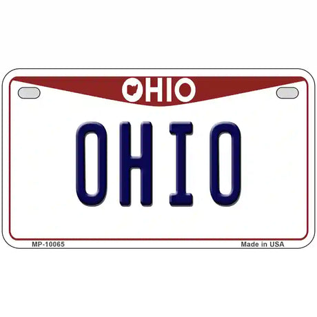 Ohio Metal Novelty License Plate 7" x 4" (MP)