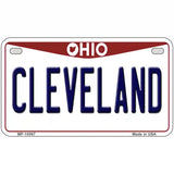 Cleveland Ohio Metal Novelty License Plate 7" x 4" (MP)