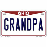 Grandpa Ohio Metal Novelty License Plate 7" x 4" (MP)