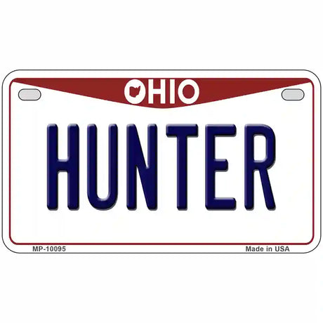 Hunter Ohio Metal Novelty License Plate 7" x 4" (MP)