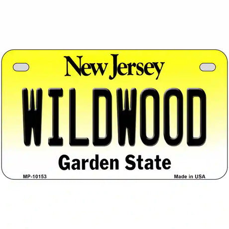 Wildwood New Jersey Metal Novelty License Plate 7" x 4" (MP)