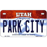 Park City Utah Metal Novelty License Plate 7" x 4" (MP)