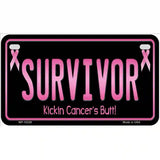 Survivor Metal Novelty License Plate 7" x 4" (MP)