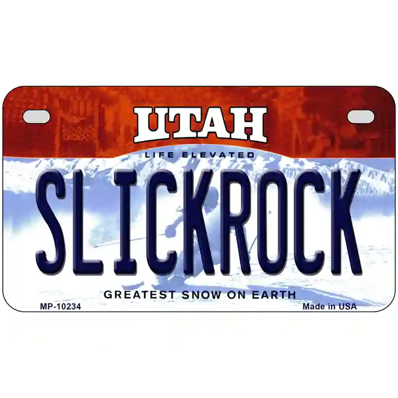 Slickrock Utah Metal Novelty License Plate 7" x 4" (MP)