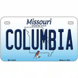 Columbia Missouri Metal Novelty License Plate 7" x 4" (MP)