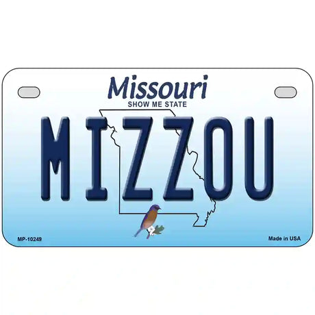 Mizzou Missouri Metal Novelty License Plate 7" x 4" (MP)