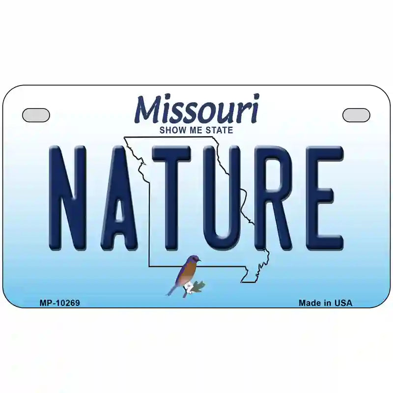 Nature Missouri Metal Novelty License Plate 7" x 4" (MP)