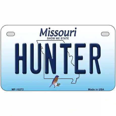 Hunter Missouri Metal Novelty License Plate 7" x 4" (MP)