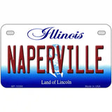 Naperville Illinois Metal Novelty License Plate 7" x 4" (MP)