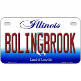 Bolingbrook Illinois Metal Novelty License Plate 7" x 4" (MP)