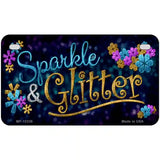 Sparkle And Glitter Metal Novelty License Plate 7" x 4" (MP)