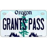 Grants Pass Oregon Metal Novelty License Plate 7" x 4" (MP)