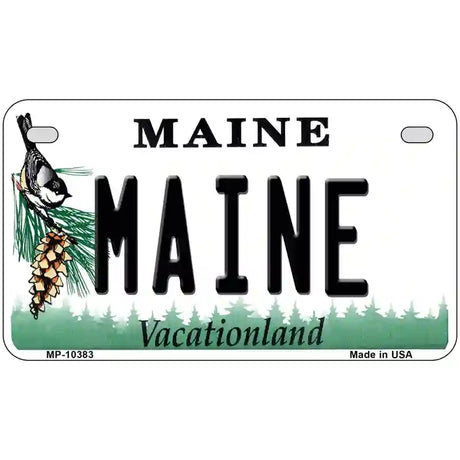 Maine Metal Novelty License Plate 7" x 4" (MP)