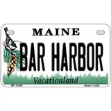 Bar Harbor Maine Metal Novelty License Plate 7" x 4" (MP)