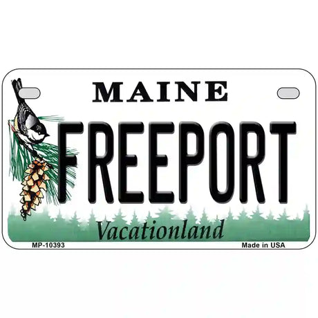 Freeport Maine Metal Novelty License Plate 7" x 4" (MP)