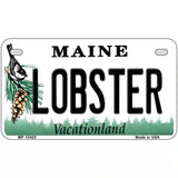 Lobster Maine Metal Novelty License Plate 7" x 4" (MP)